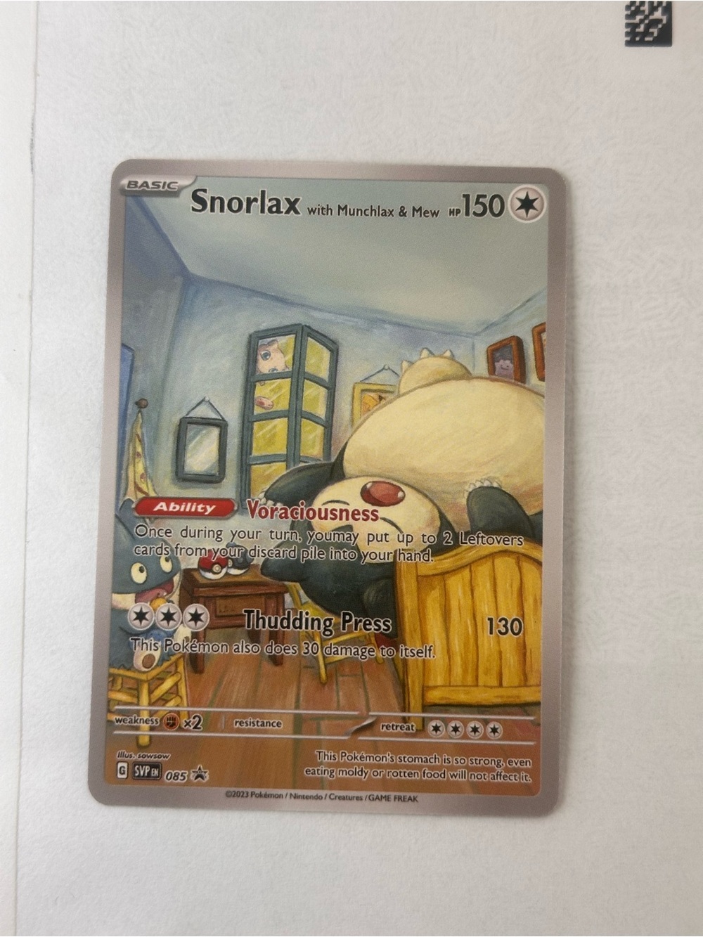 Pokemon Snorlax with Munchlax and Mew Van Gough Fan Art DIY *Read description*